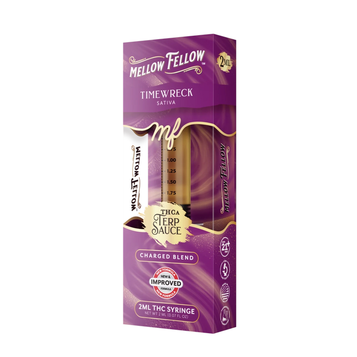 Charged Blend - Terp Sauce 2ml Syringe - Timewreck (Sativa) - Mellow Fellow