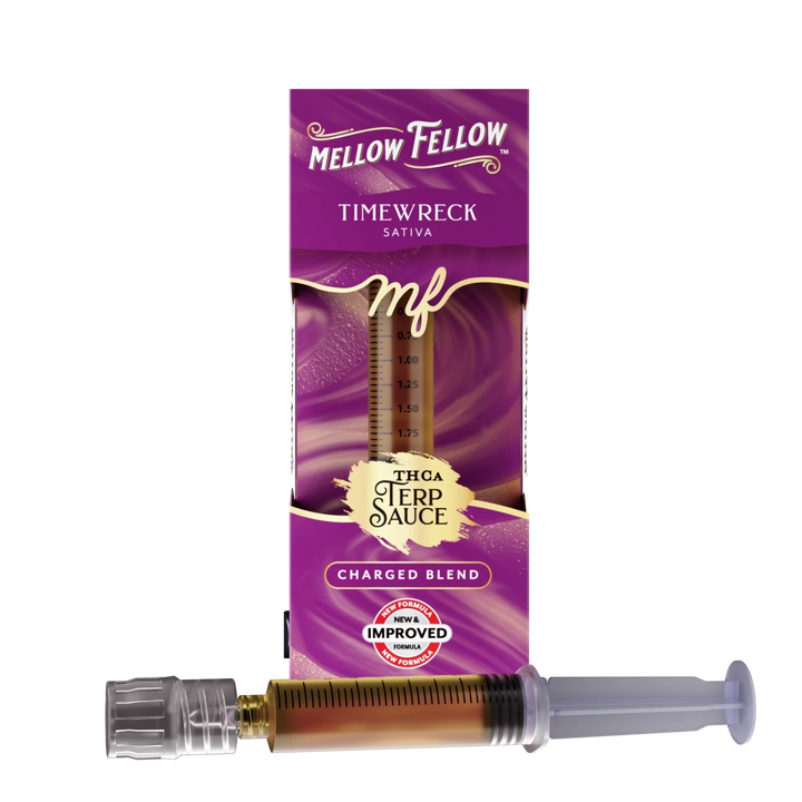 Charged Blend - Terp Sauce 2ml Syringe - Timewreck (Sativa) - Mellow Fellow