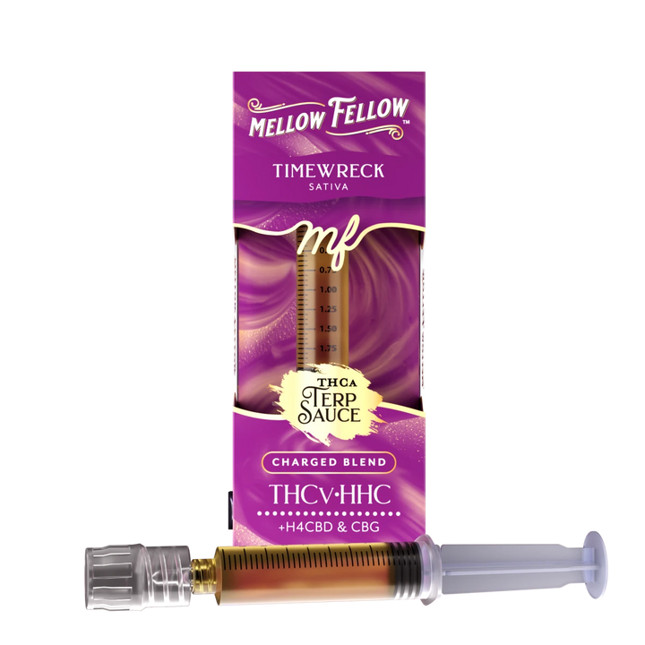 Charged Blend - Terp Sauce 2ml Syringe - Timewreck (Sativa) - Mellow Fellow