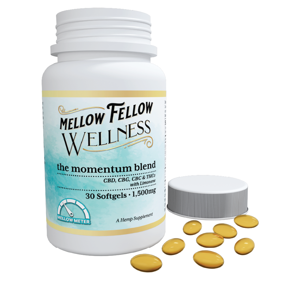 Wellness Softgel Capsules - Momentum Blend - 1500mg - 30 ct