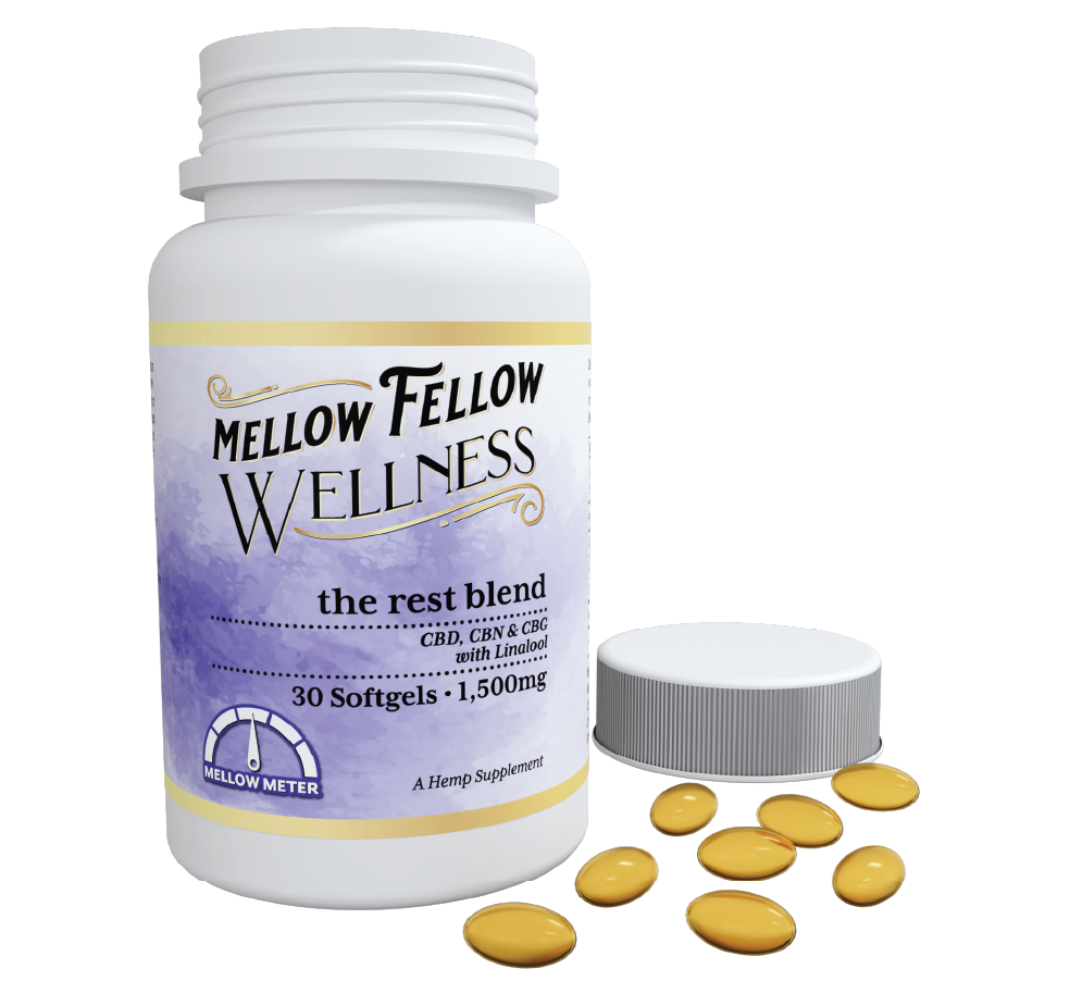 Wellness Softgel Capsules - Rest Blend - 1500mg - 30 ct