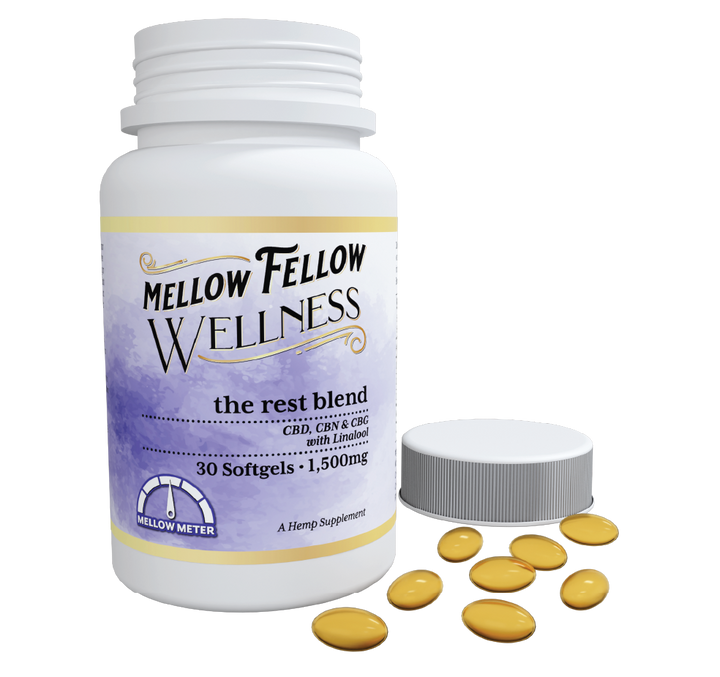 Wellness Softgel Capsules - Rest Blend - 1500mg - 30 ct