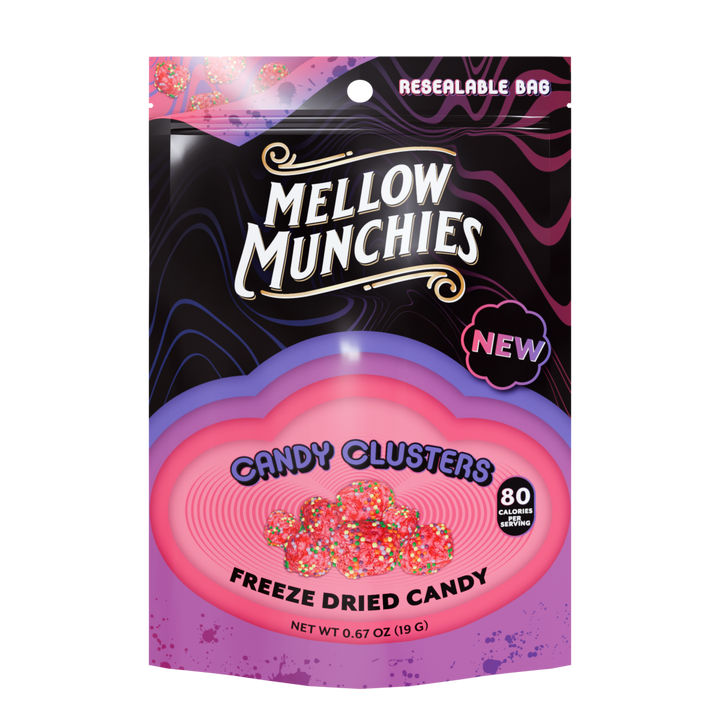 Candy Clusters Freeze Dried Candy - Single Serve - Mellow Fellow