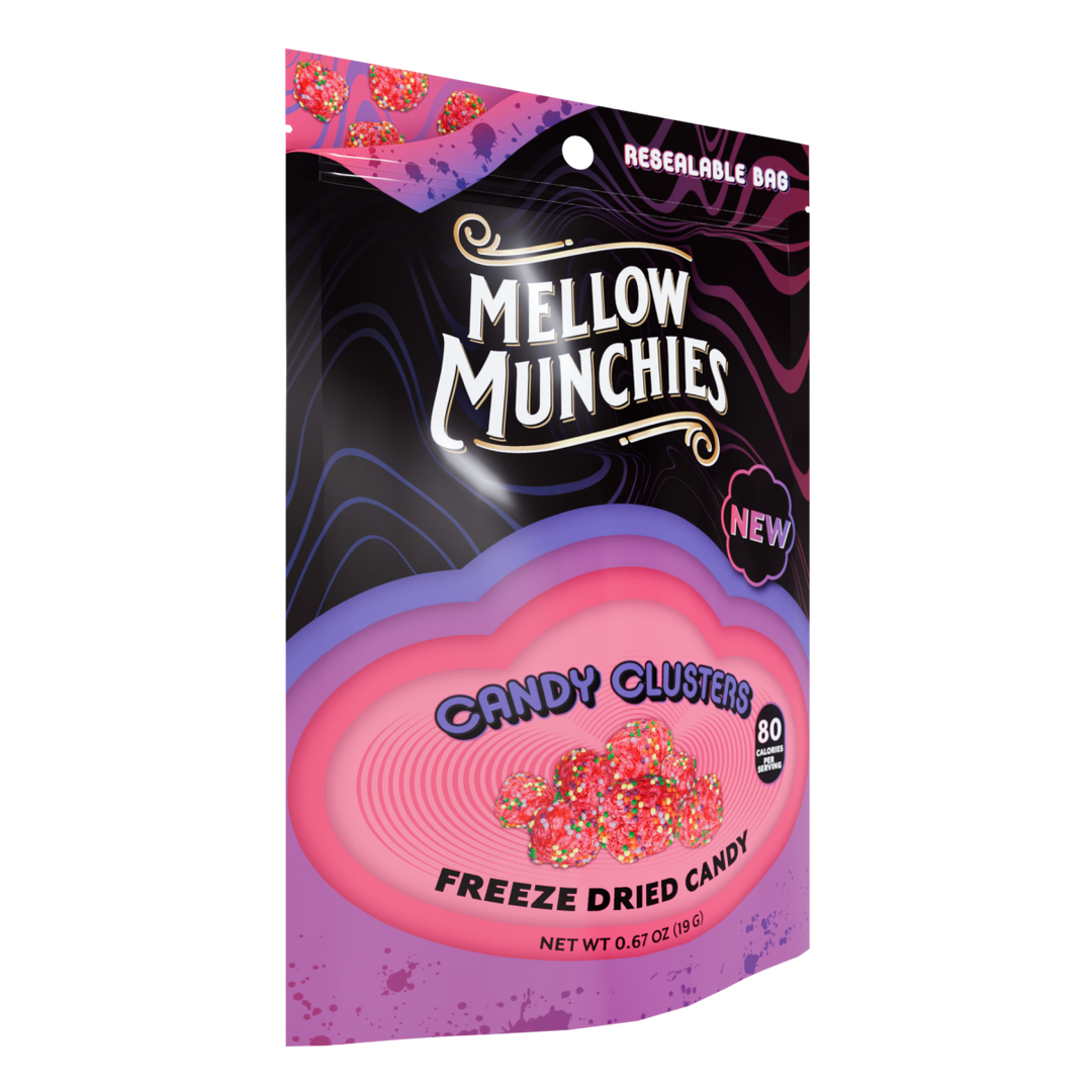 Candy Clusters Freeze Dried Candy - Single Serve - Mellow Fellow