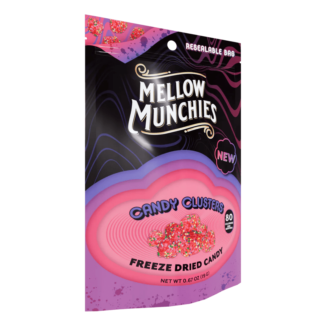 Candy Clusters Freeze Dried Candy - Snack Size - Mellow Fellow