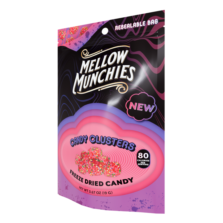 Candy Clusters Freeze Dried Candy - Single Serve - Mellow Fellow