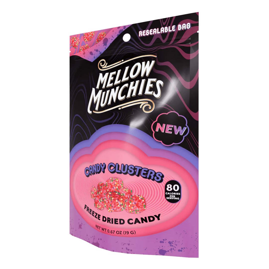 Candy Clusters Freeze Dried Candy - Snack Size - Mellow Fellow