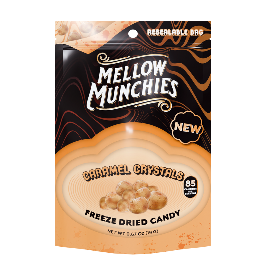 Caramel Crystals Freeze Dried Candy - Single Serve - Mellow Fellow