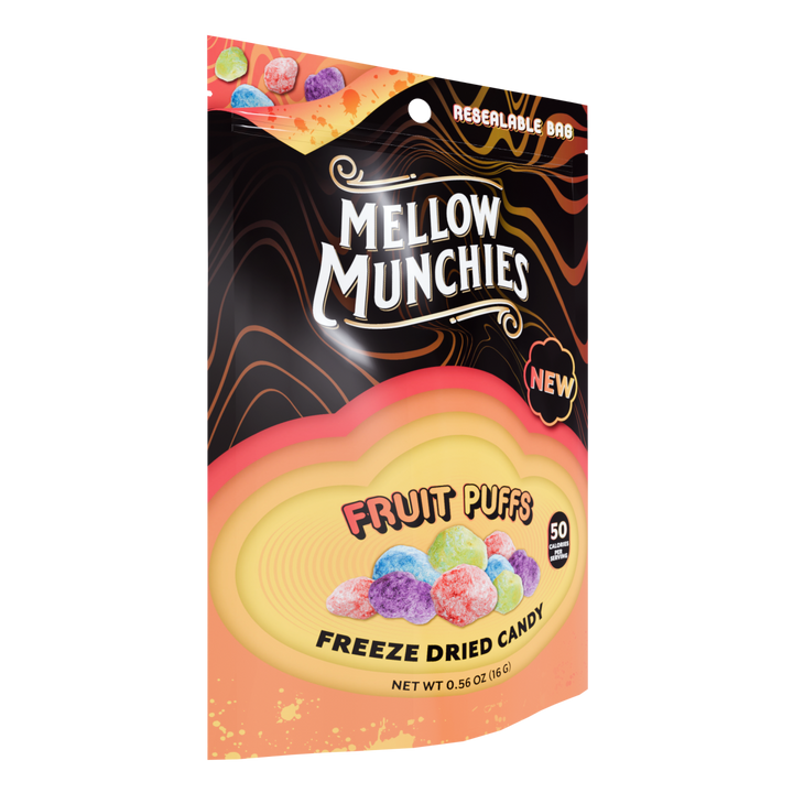 Fruit Puffs Freeze Dried Candy - Single Serve - Mellow Fellow