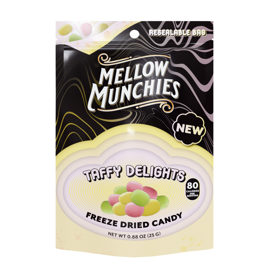 Taffy Delights Freeze Dried Candy - Single Serve - Mellow Fellow