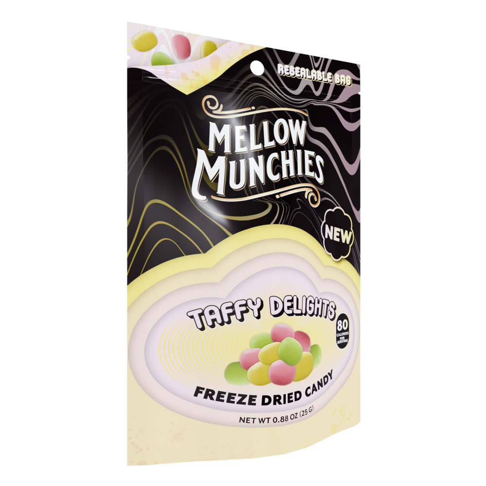 Taffy Delights Freeze Dried Candy - Single Serve - Mellow Fellow