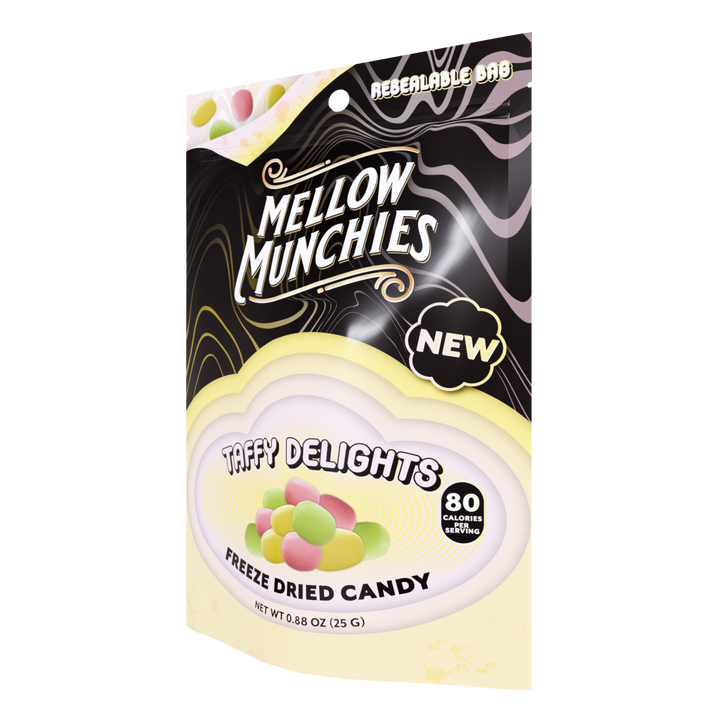 Taffy Delights Freeze Dried Candy - Single Serve - Mellow Fellow