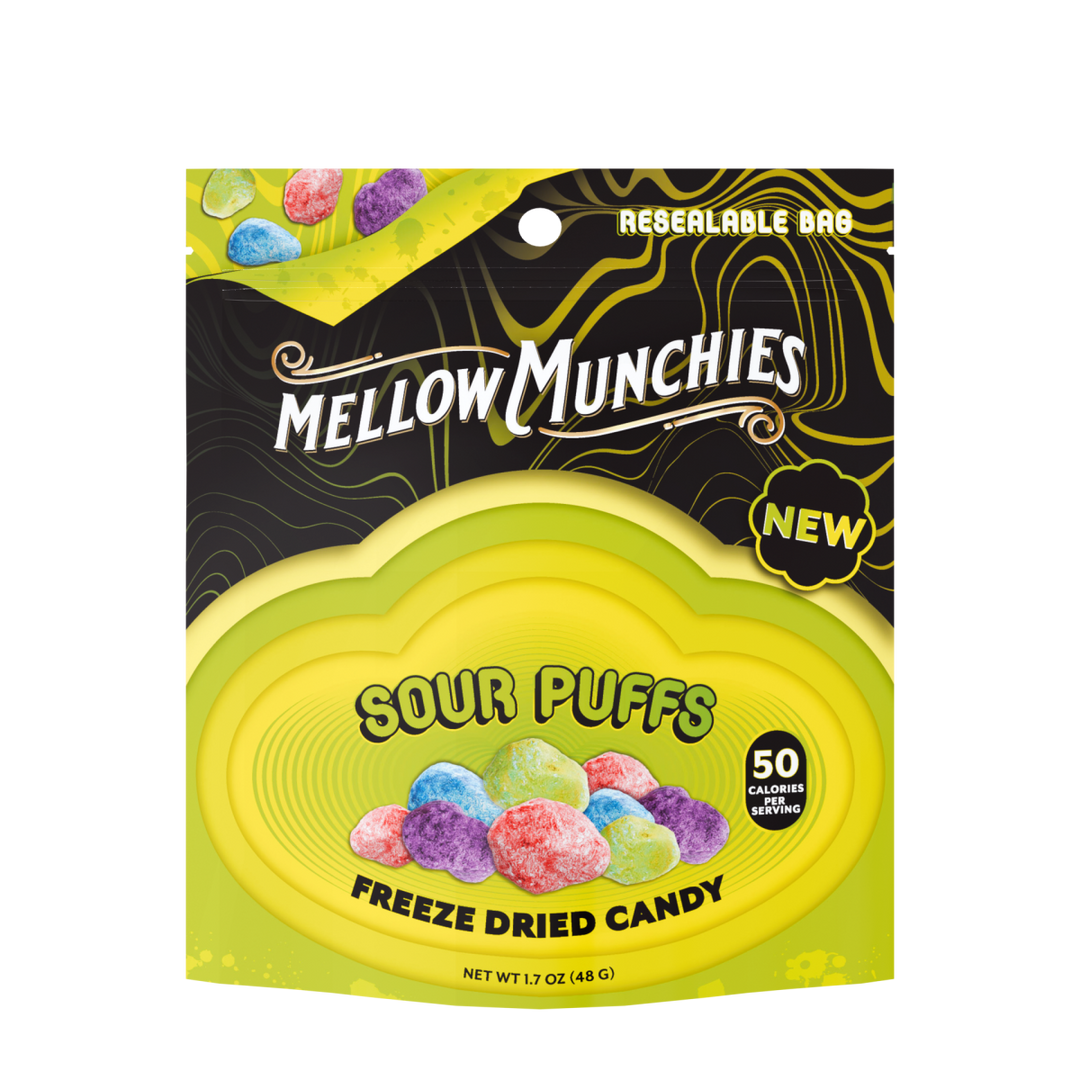 Sour Puffs Freeze Dried Candy - Mellow Fellow