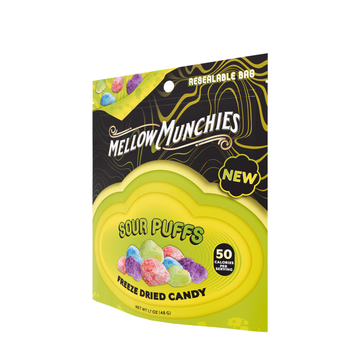 Sour Puffs Freeze Dried Candy - Mellow Fellow