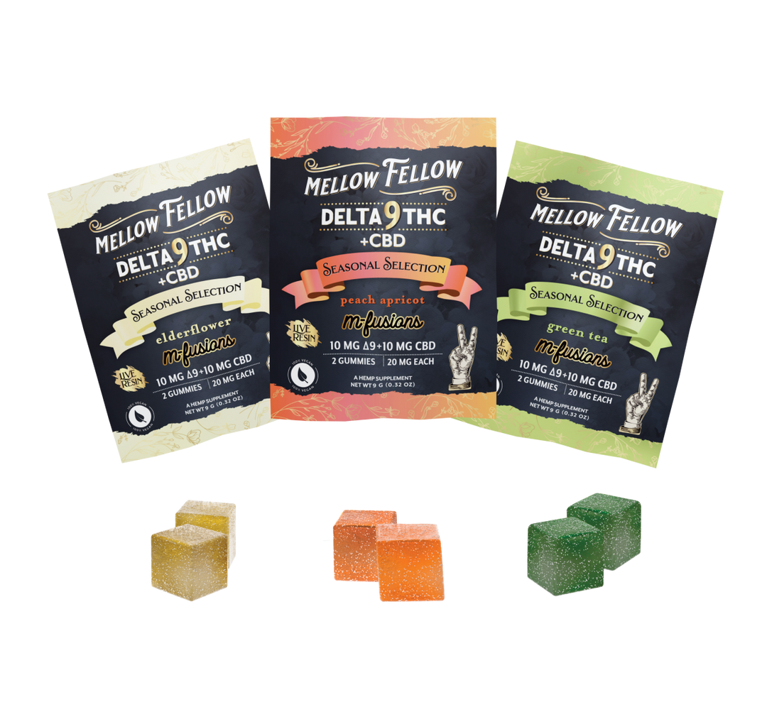 Delta 9 THC & CBD Live Resin - M-Fusions Edibles - Sampler