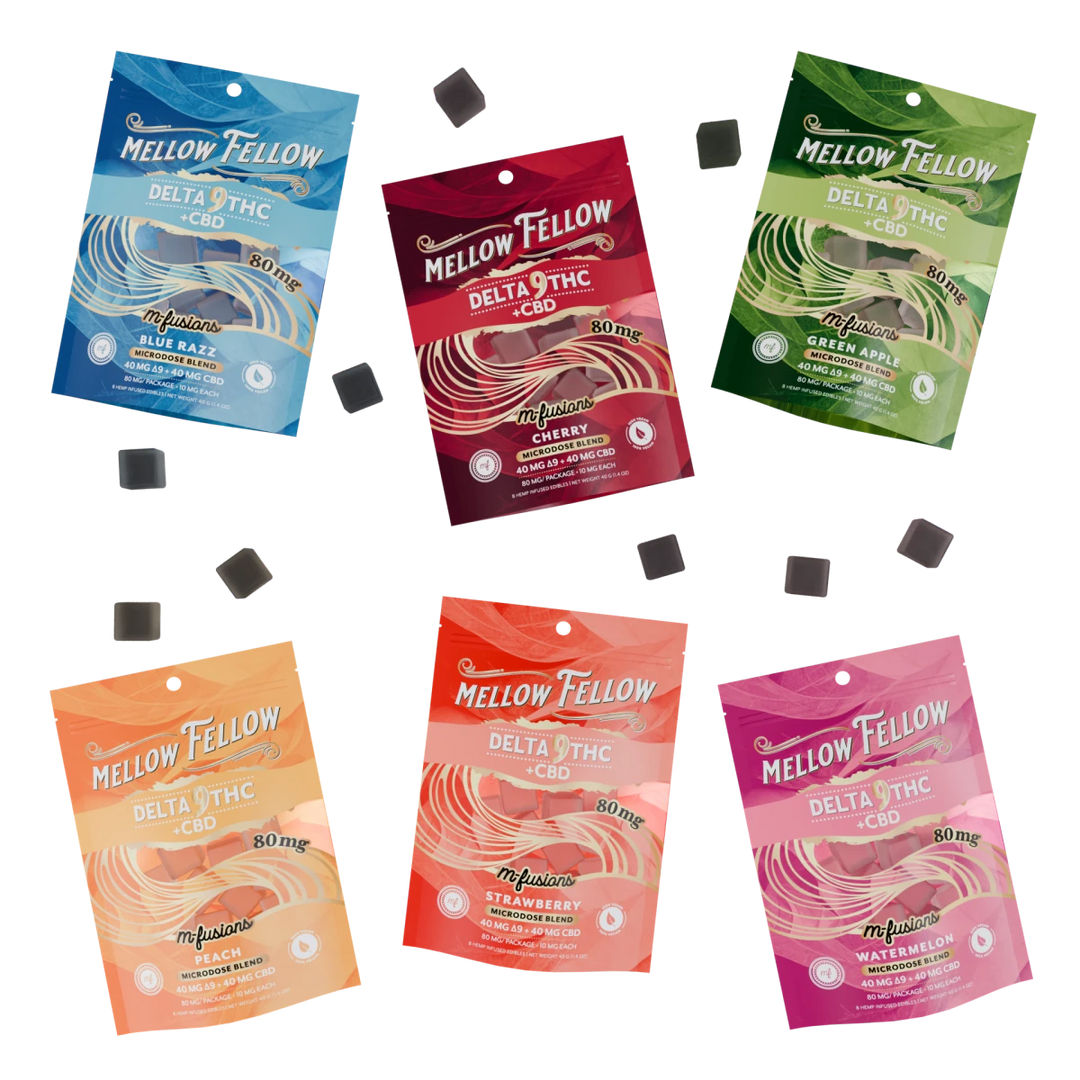 Micro - Dose M - Fusions Gummies Sampler 6 Pack - Mellow Fellow