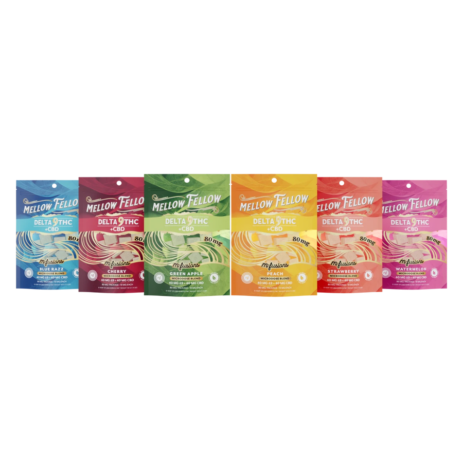 Micro-Dose M-Fusions Gummies Sampler 6 Pack - Mellow Fellow