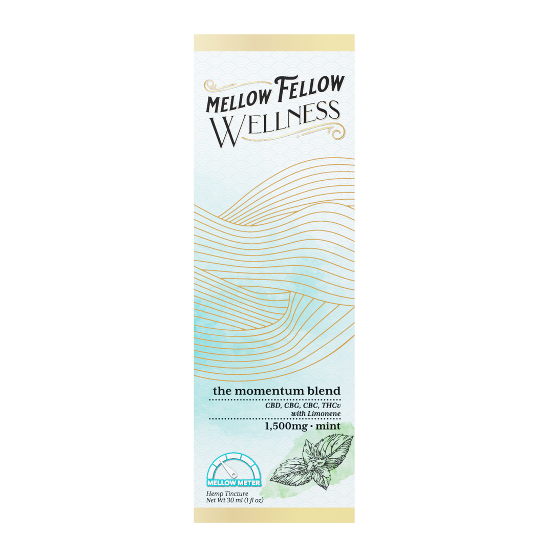 Wellness Tincture - Momentum Blend - Mint - 1500mg