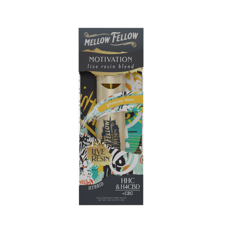 Motivation Blend 2ml Live Resin Disposable Vape - Granny Mac (Hybrid)