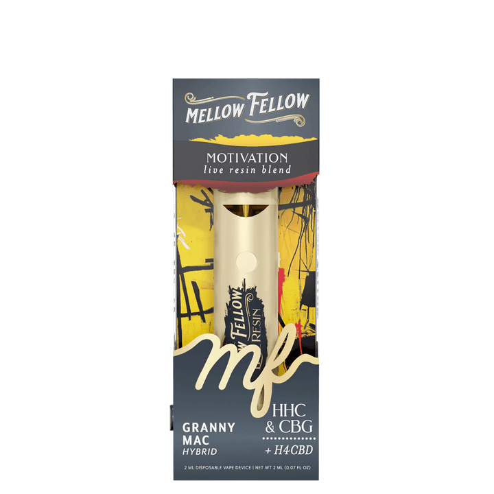Motivation Blend 2ml Live Resin Disposable Vape - Granny Mac (Hybrid) - Mellow Fellow