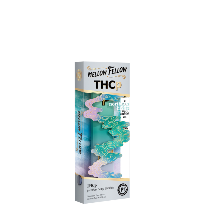 THCp 0.5g Disposable Vape - Northern Lights (Indica) - Mellow Fellow