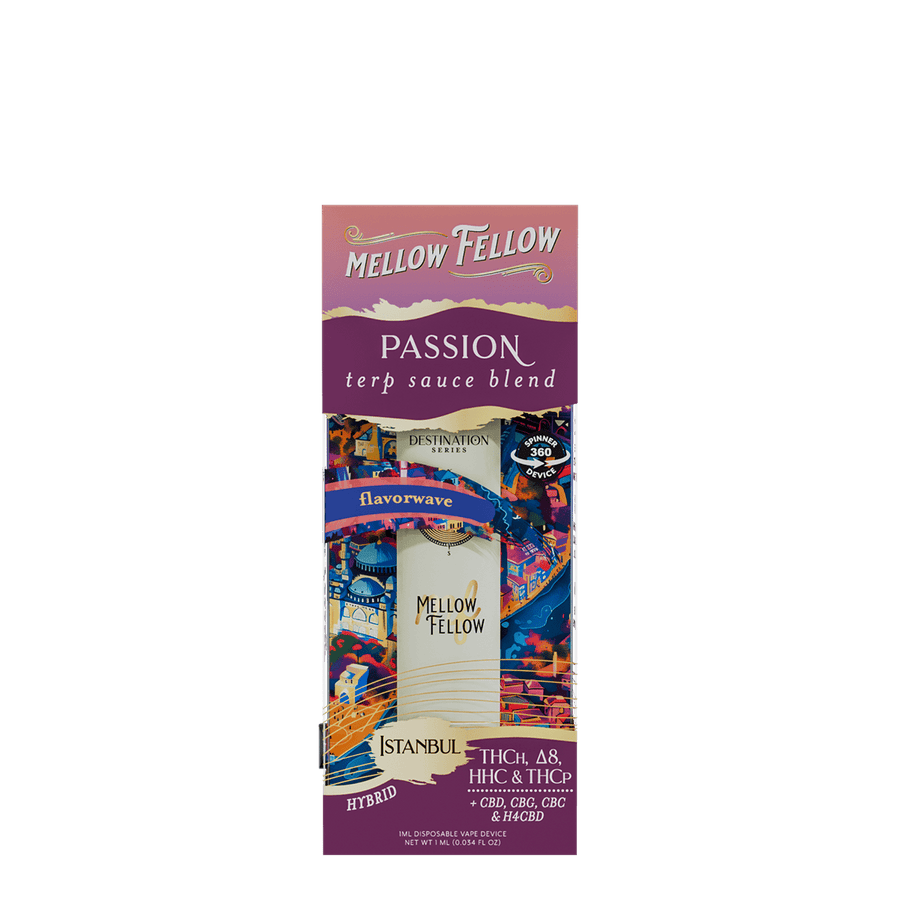Passion Blend - Terp Sauce 1ml Disposable Spinner Vape - Flavorwave (Hybrid) - Mellow Fellow