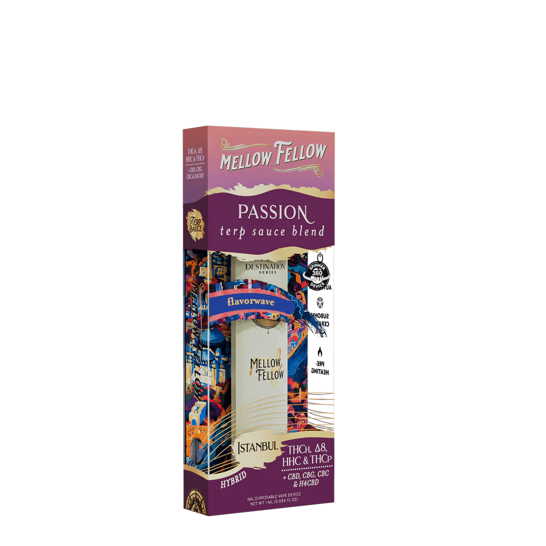 Passion Blend - Terp Sauce 1ml Disposable Spinner Vape - Flavorwave (Hybrid) - Mellow Fellow