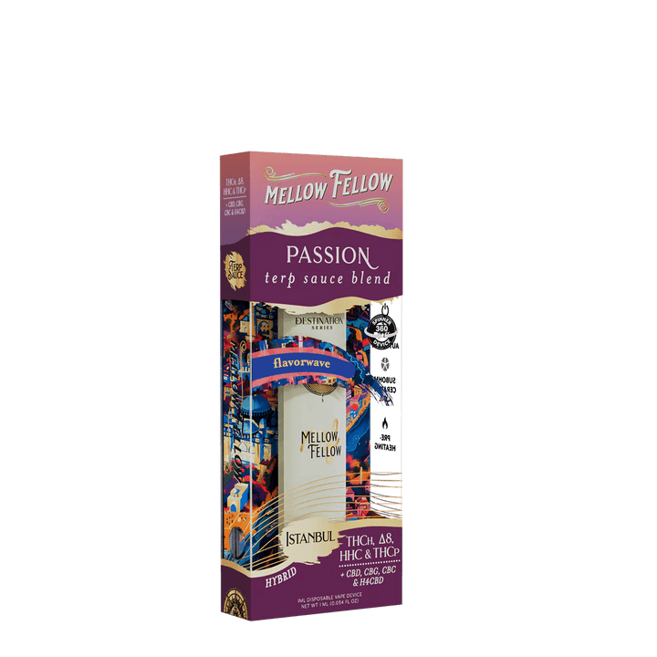 Passion Blend - Terp Sauce 1ml Disposable Spinner Vape - Flavorwave (Hybrid) - Mellow Fellow
