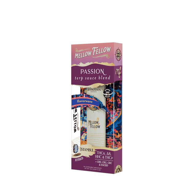 Passion Blend - Terp Sauce 1ml Disposable Spinner Vape - Flavorwave (Hybrid) - Mellow Fellow