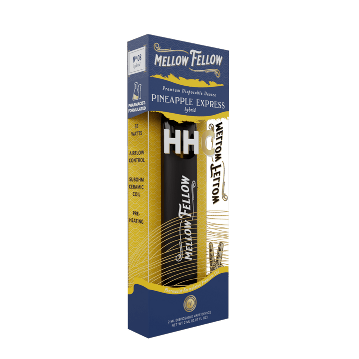 HHC Premium 2ml Disposable Vape - Pineapple Express (Hybrid) - Mellow Fellow