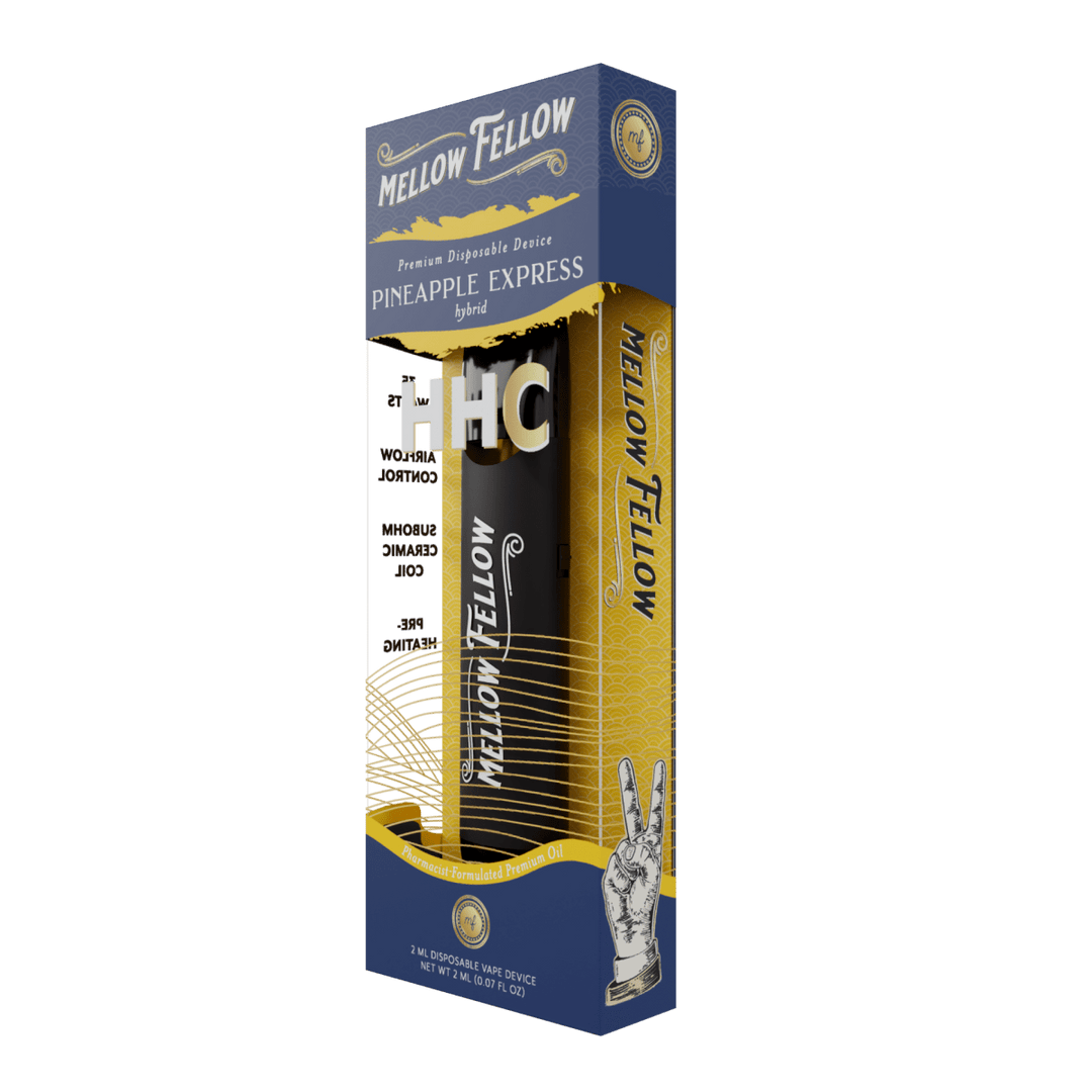 HHC Premium 2ml Disposable Vape - Pineapple Express (Hybrid) - Mellow Fellow