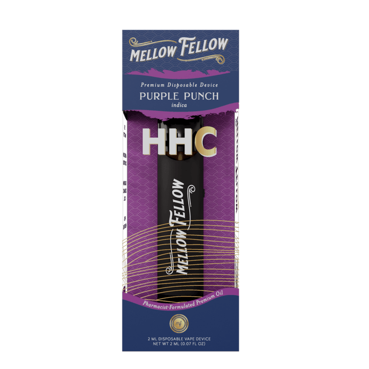 HHC Premium 2ml Disposable Vape - Purple Punch (Indica) - Mellow Fellow