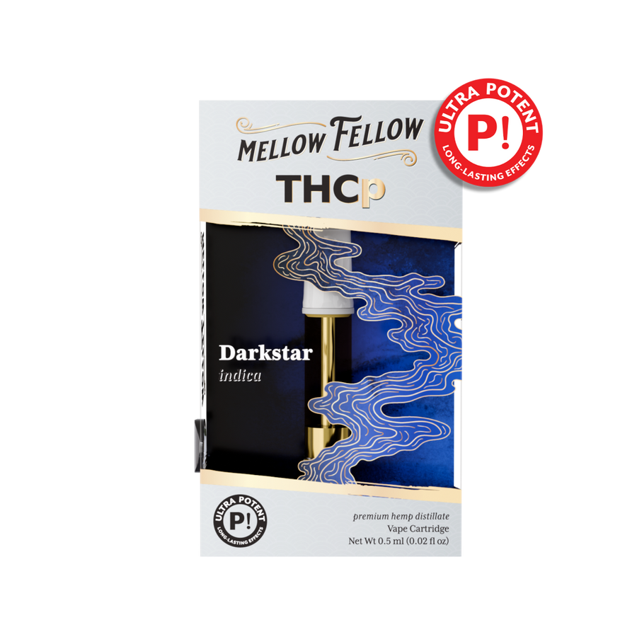 THCp 0.5ml Vape Cartridge - Darkstar (Indica) - Mellow Fellow