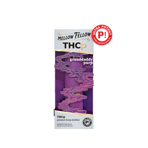 THCp 0.5g Disposable Vape - Granddaddy Purp (Indica)