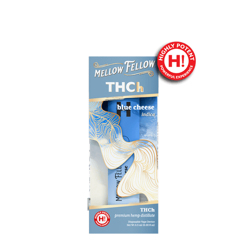 THCh 0.5g Disposable Vape - Blue Cheese (Indica)