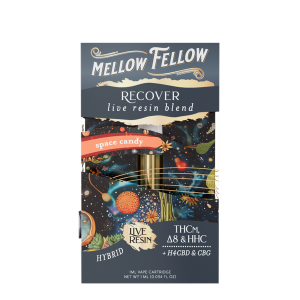 Recover Blend 1ml Live Resin Vape Cartridge - Space Candy (Hybrid)