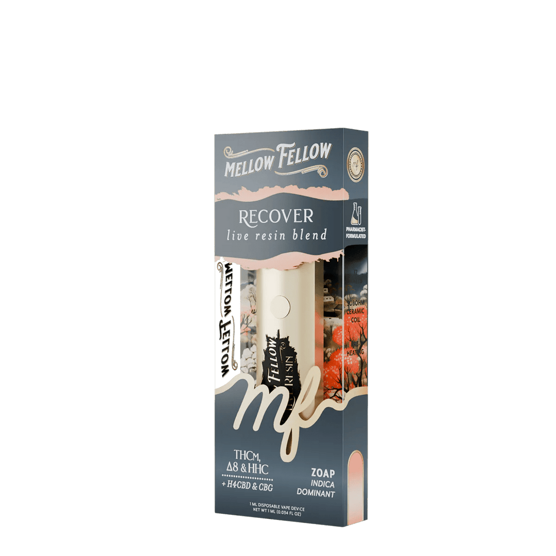 Recover Blend - Destination: Kyoto - Live Resin 1ml Disposable Vape - Zoap (Indica Dominant) - Mellow Fellow