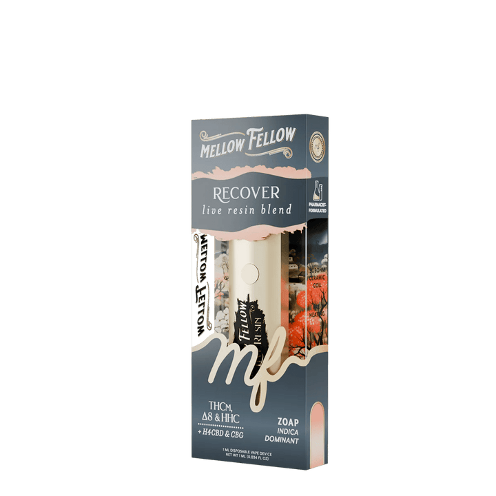 Recover Blend - Destination: Kyoto - Live Resin 1ml Disposable Vape - Zoap (Indica Dominant) - Mellow Fellow