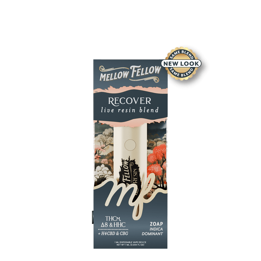 Recover Blend - Destination: Kyoto - Live Resin 1ml Disposable Vape - Zoap (Indica Dominant) - Mellow Fellow