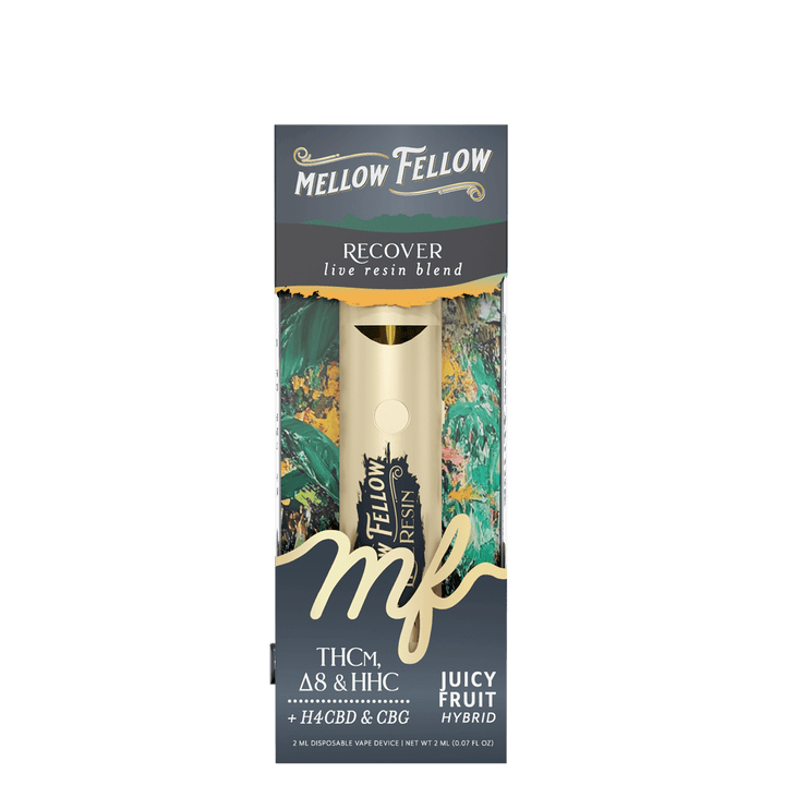 Recover Blend 2ml Live Resin Disposable Vape - Juicy Fruit (Hybrid) - Mellow Fellow