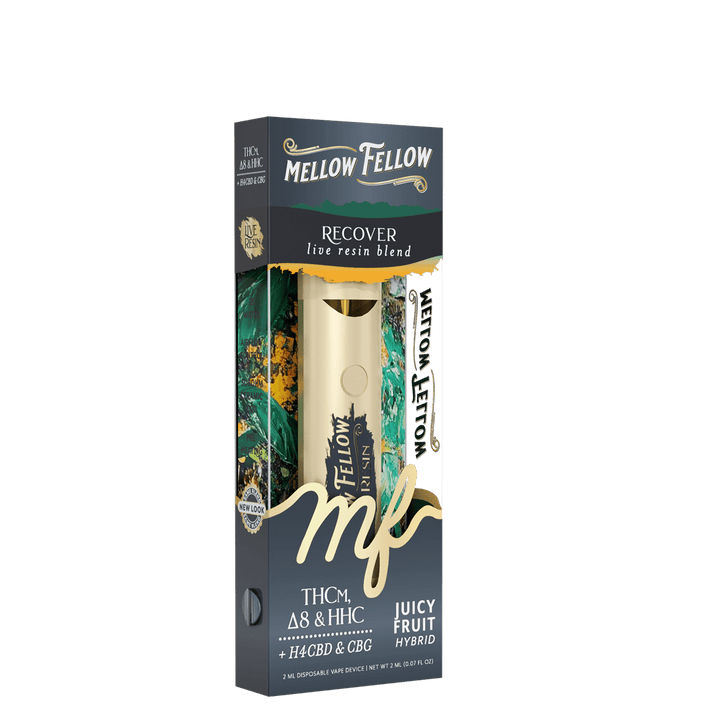 Recover Blend 2ml Live Resin Disposable Vape - Juicy Fruit (Hybrid) - Mellow Fellow