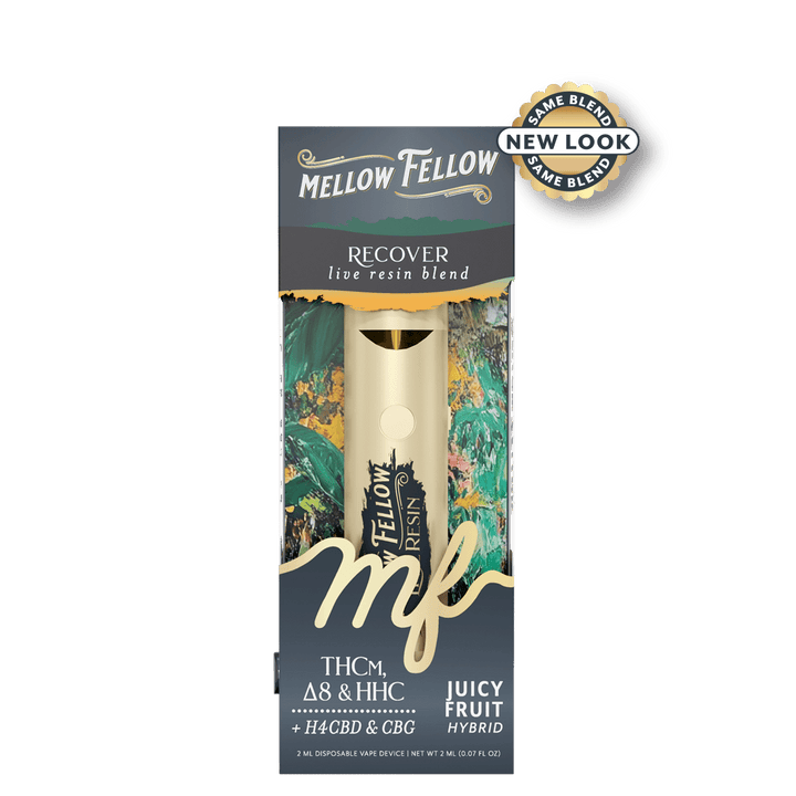Recover Blend 2ml Live Resin Disposable Vape - Juicy Fruit (Hybrid) - Mellow Fellow