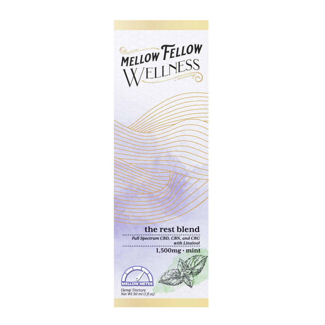 Wellness Tincture - Rest Blend - Mint - 1500mg
