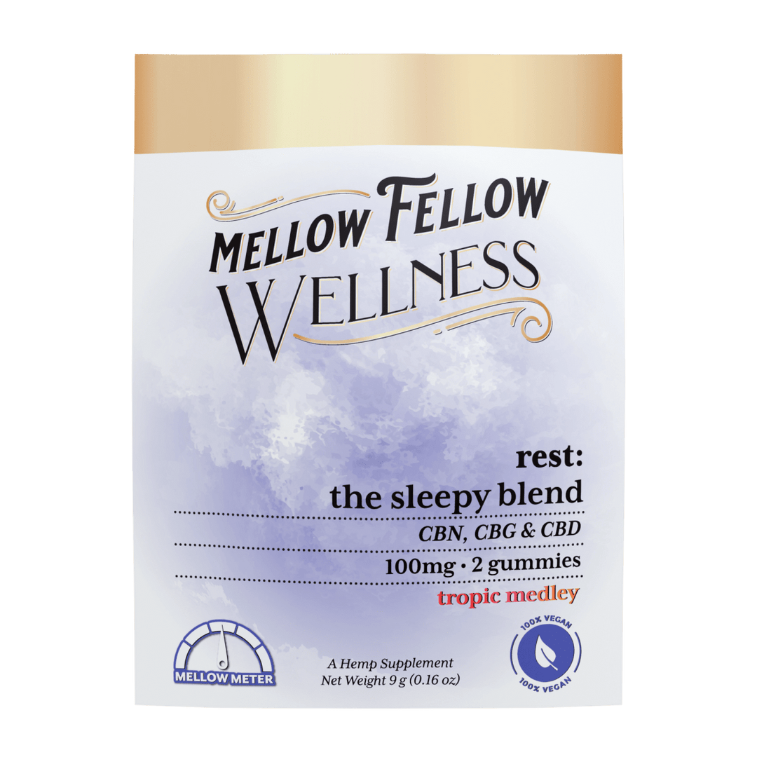 Wellness 2 ct. Gummies - 5 Pack Sampler - Mellow Fellow