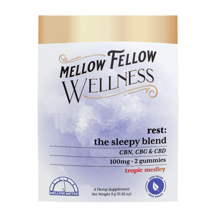 Wellness 2 ct. Gummies - 5 Pack Sampler - Mellow Fellow