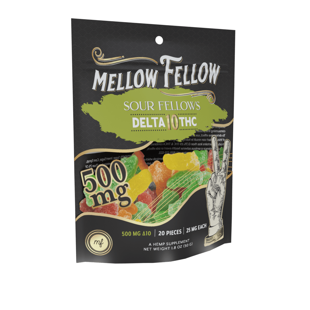 Delta 10 Sour Fellows 500mg - Mellow Fellow