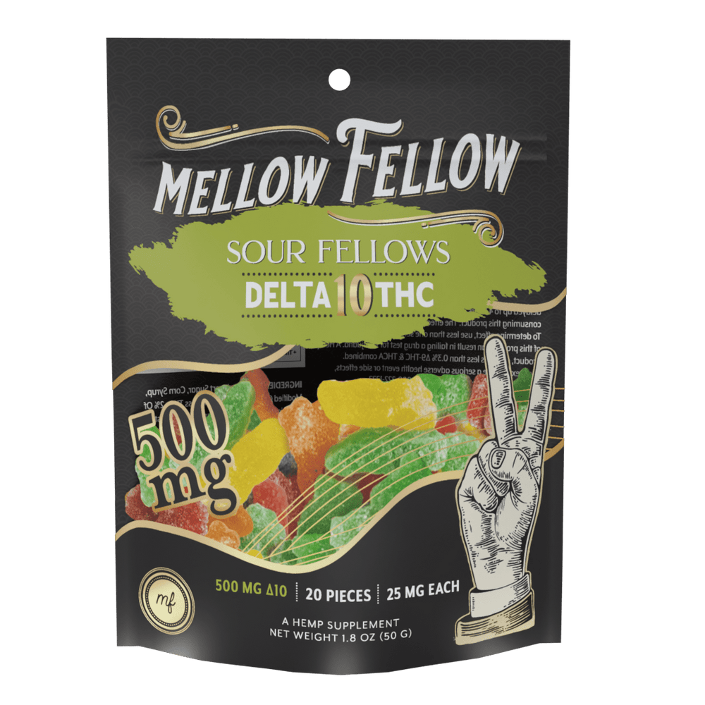 Delta 10 Sour Fellows 500mg - Mellow Fellow