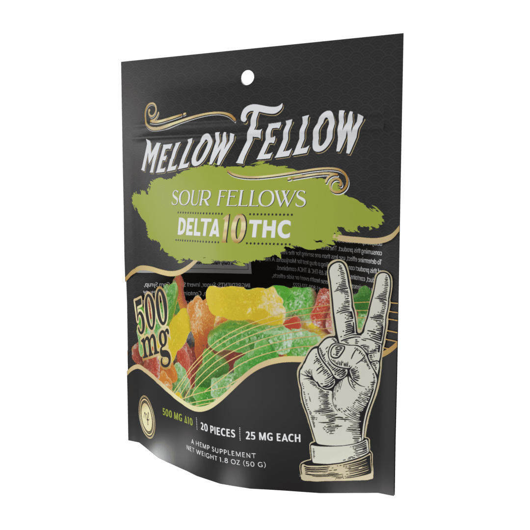 Delta 10 Sour Fellows 500mg - Mellow Fellow