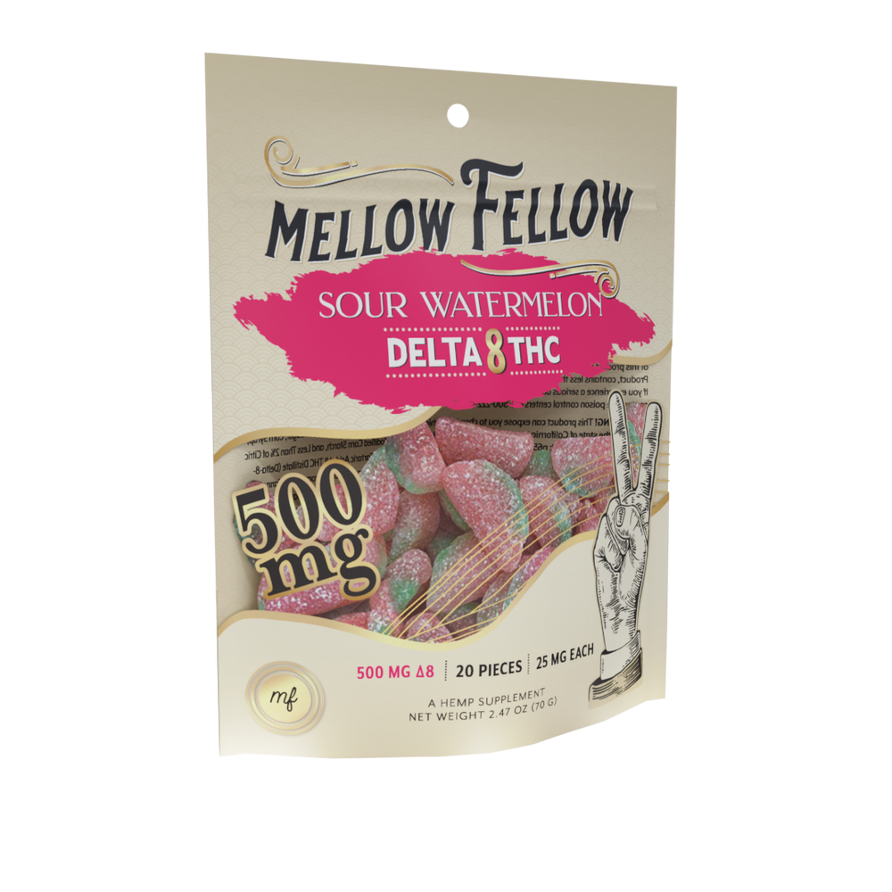 500mg delta 8 d8 edibles sour watermelon