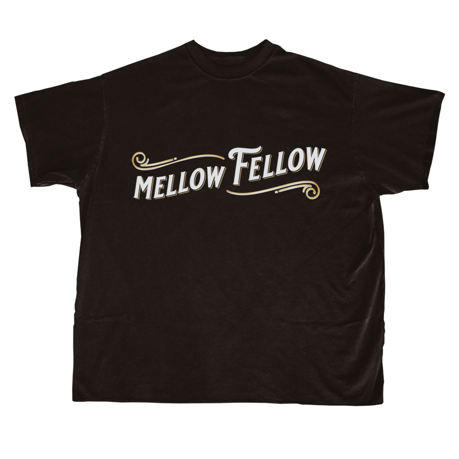 Mellow Fellow Black Logo T - Shirt - Mellow Fellow